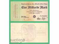 (Bad Ems) 1 billion marks 1923. • • • •)
