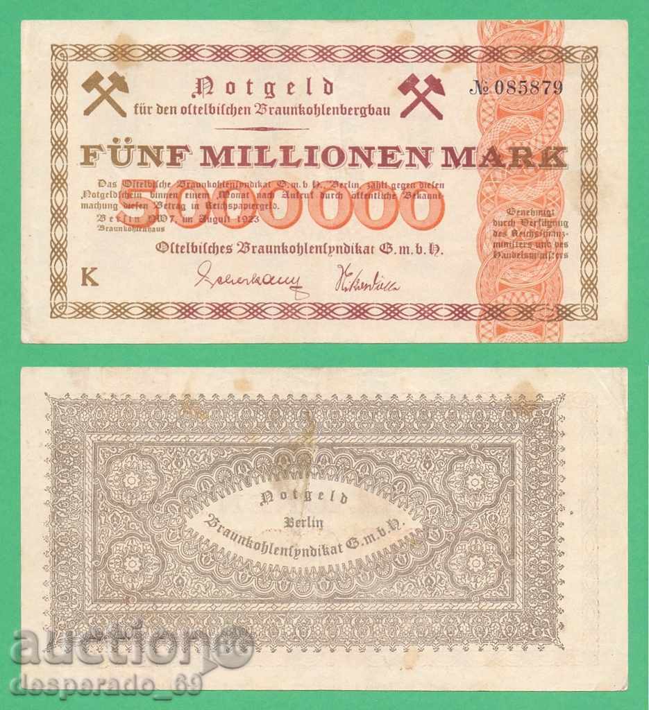 (Berlin) 5 million marks 1923. • "¯)