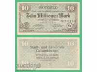 (¯`'•.¸ГЕРМАНИЯ (Gelsenkirchen) 10 милиона марки 1923¸.•'´¯)