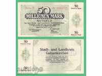 (¯`'•.¸ГЕРМАНИЯ (Gelsenkirchen) 50 милиона марки 1923¸.•'´¯)