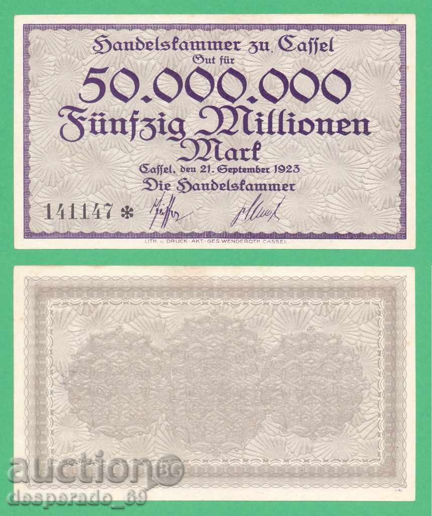 (Cassel) 50 million marks 1923. • • • •)