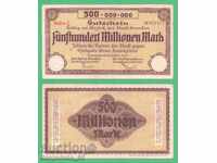 (¯` '• .¸GERMANIYA (Dresda) 500 de milioane de mărci anul 1923. •' '°)