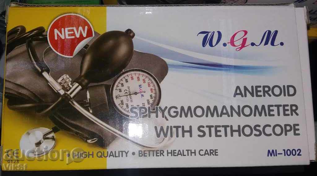 Blood pressure device W.G.M Classic mechanical + stethoscope