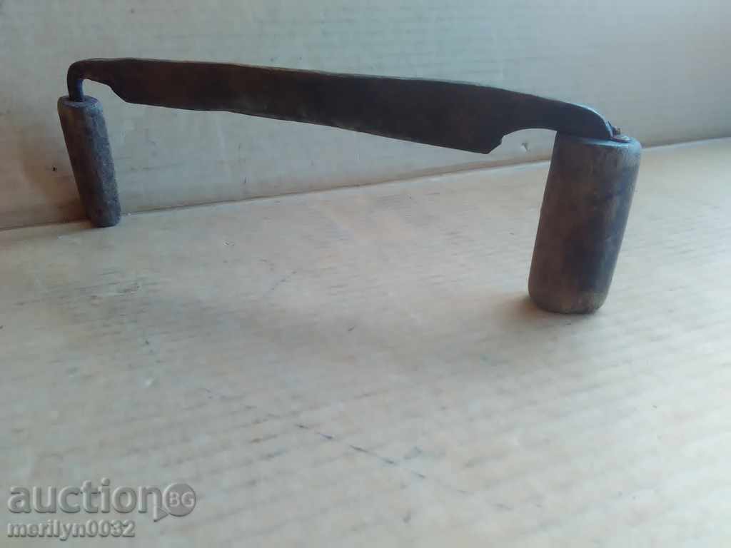 Old forged ruff tool wrought iron wooden planer - 6 Old forged ruff tool wrought iron wooden planer - 6