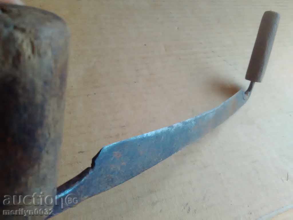 Old forged ruff tool wrought iron wooden planer - 7 Old forged ruff tool wrought iron wooden planer - 7