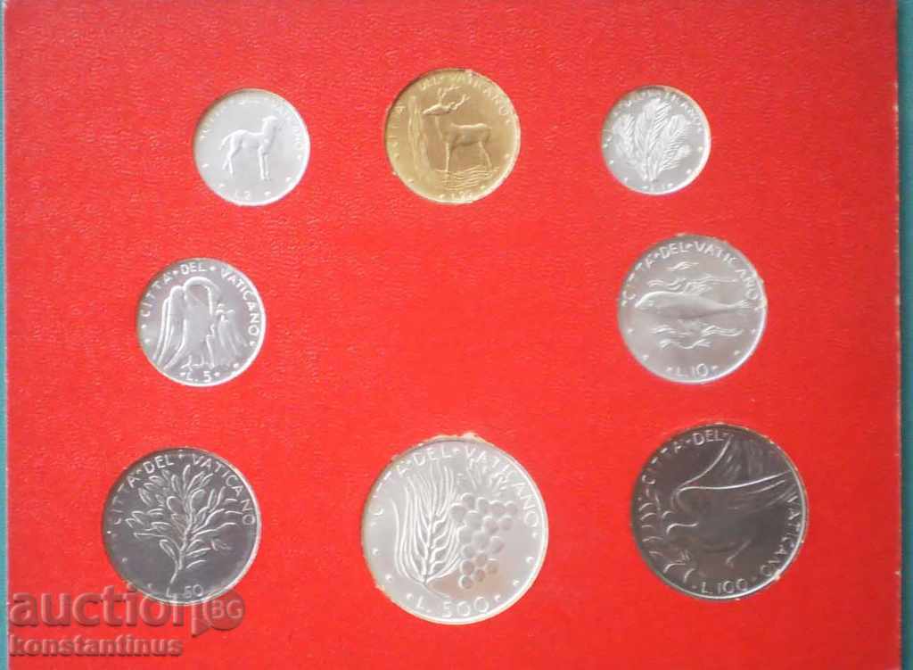 Setul de argint Vatican Limited 1972 PROOF UNC - 5 Setul de argint Vatican Limited 1972 PROOF UNC - 5