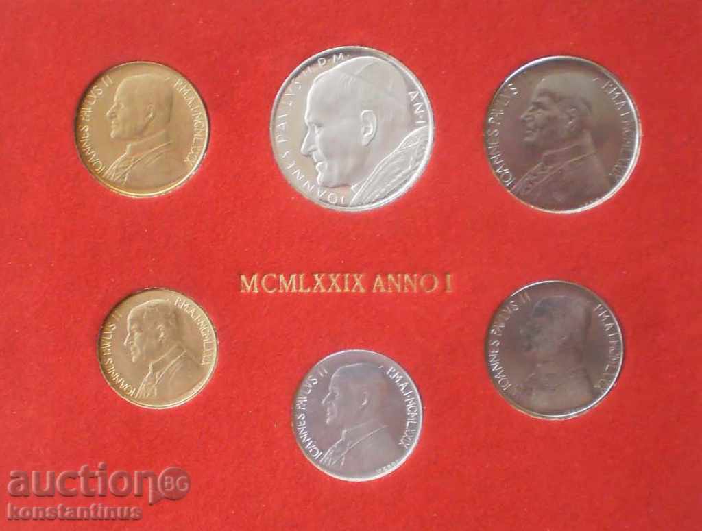 Vatican Limited Silver Set 1979 PROOF UNC