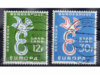 1958 Γερμανία-Σάαρ. Ευρώπη.