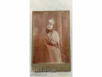 Fotografie fotografie carton gros femeie uniformă