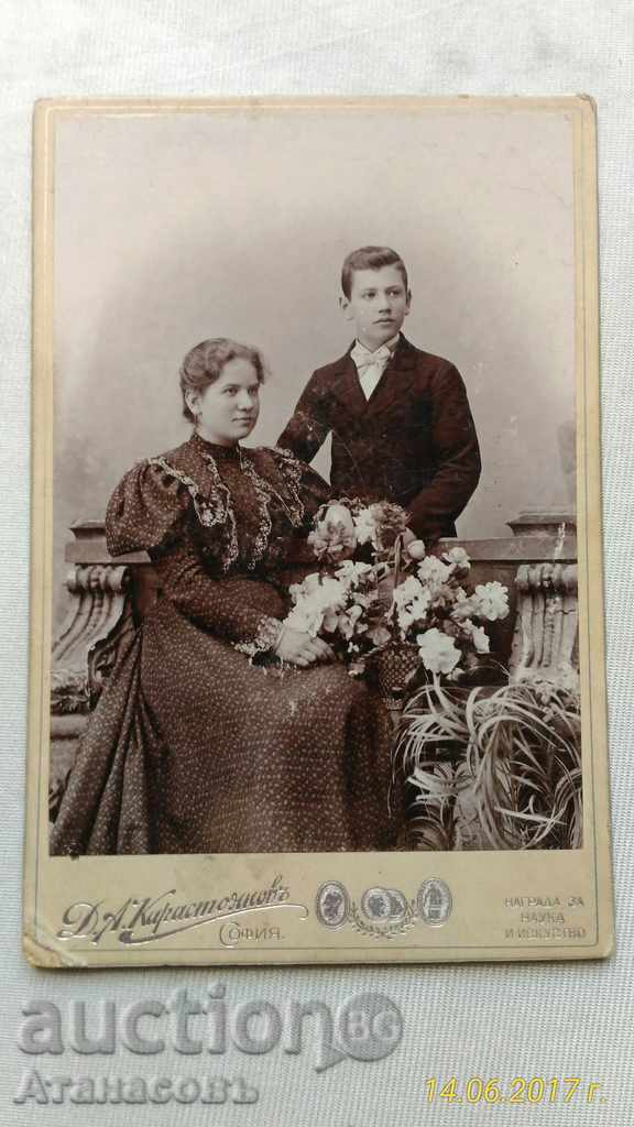 Fotografie Picture Card D. Karastoyanov 1898