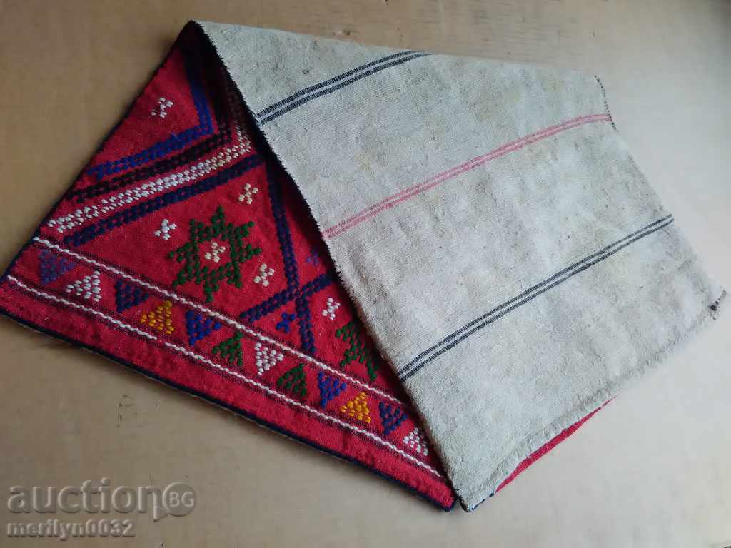 Veche față de pernă țesută manual broderie minder - 5 Veche față de pernă țesută manual broderie minder - 5