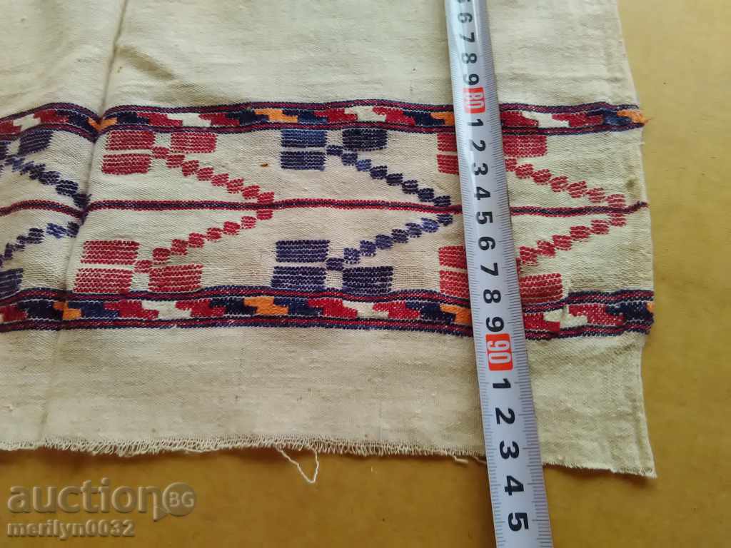 Vechi țesute manual pânză broderie lizieră - 5 Vechi țesute manual pânză broderie lizieră - 5