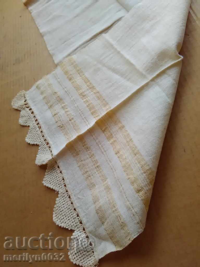 Vechi țesute manual pânză broderie lizieră - 5 Vechi țesute manual pânză broderie lizieră - 5