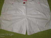 Бели къси панталони KENVELO размер 140/146 за 10-11 години