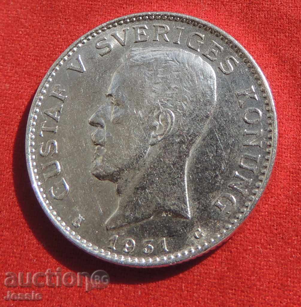 1 Krone Suedia 1931 G Argint CALITATE XF ++ cu preț € 22.96 | 44.91 BGN