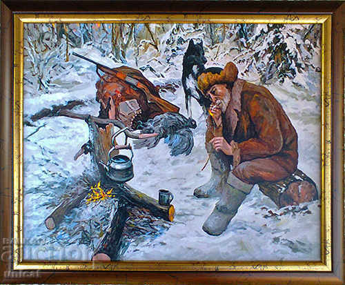 Ловец на почивка - картина за ловци