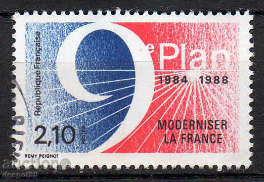 1984. France. 9th Five Year Plan.