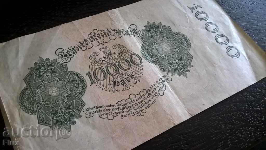 Auction Reich banknote - Germany - 10 000 marks | 1922 Auction Reich banknote - Germany - 10 000 marks | 1922