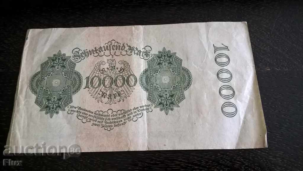 Delivery of Reich banknote - Germany - 10 000 marks | 1922 Delivery of Reich banknote - Germany - 10 000 marks | 1922