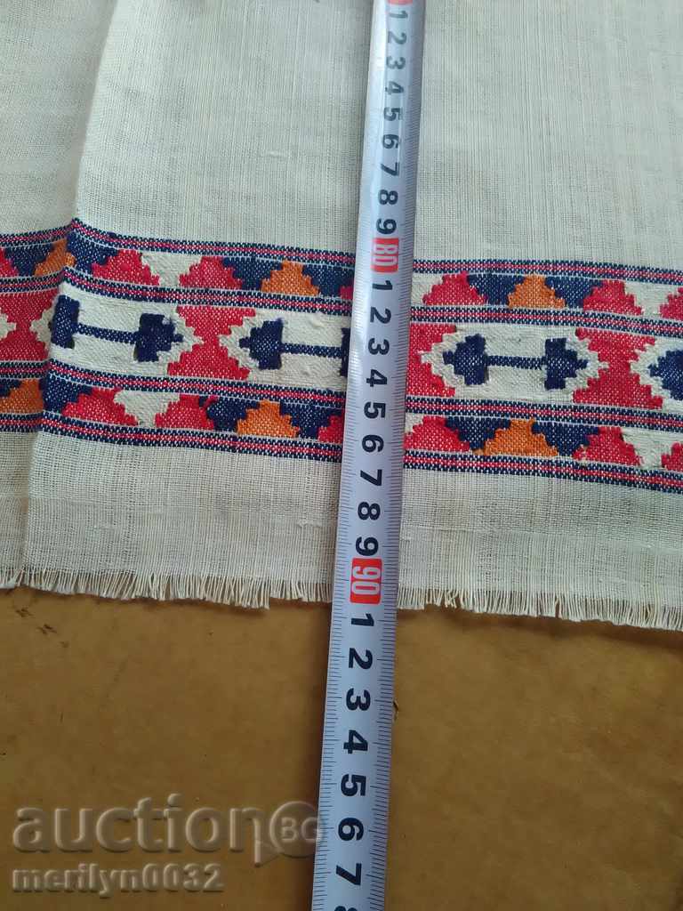An old hand-woven cloth embroidery - 5 An old hand-woven cloth embroidery - 5
