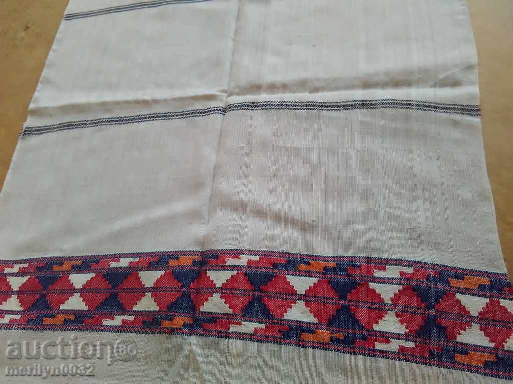 An old hand-woven cloth embroidery - 7 An old hand-woven cloth embroidery - 7