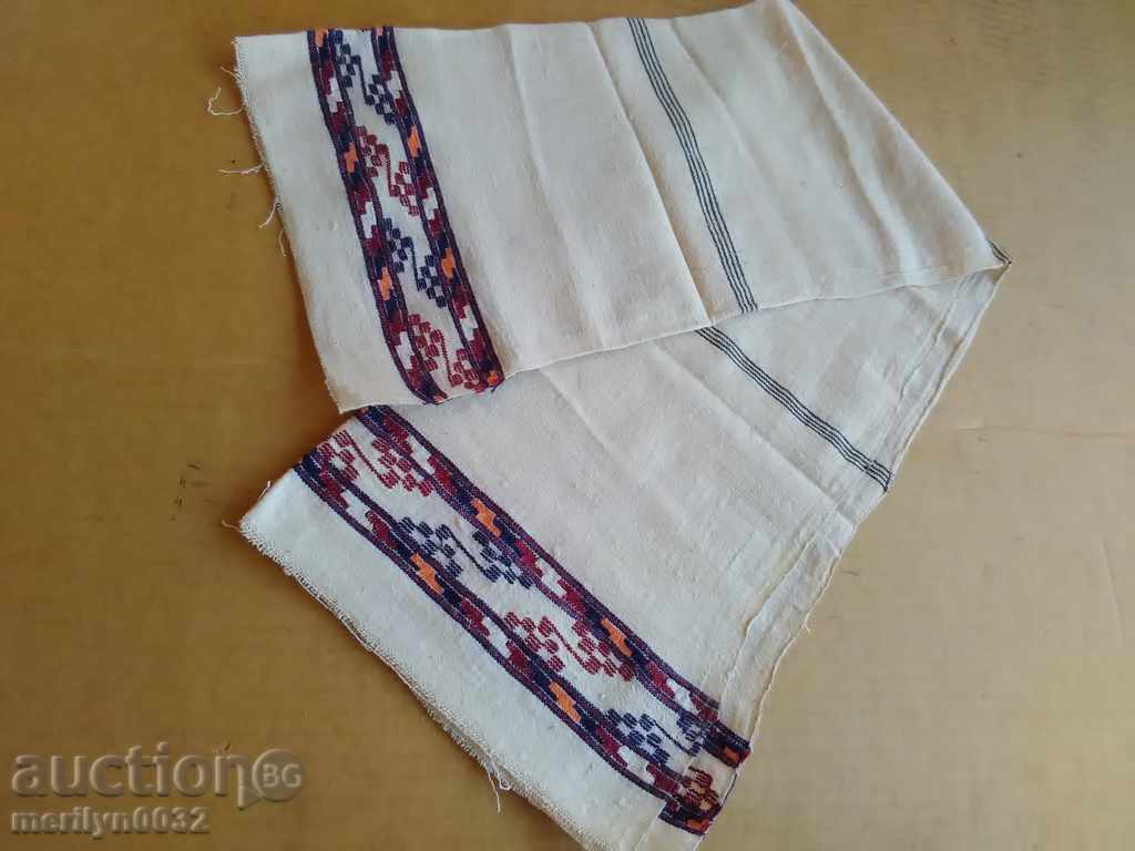 An old hand-woven cloth embroidery - 7 An old hand-woven cloth embroidery - 7