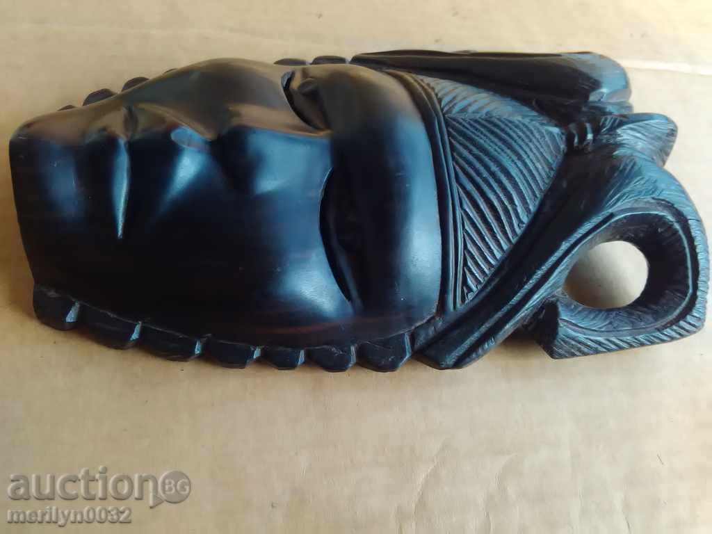 African mask of ebony figure, statuette, carving with price 83.00 BGN | € 42.44 African mask of ebony figure, statuette, carving with price 83.00 BGN | € 42.44