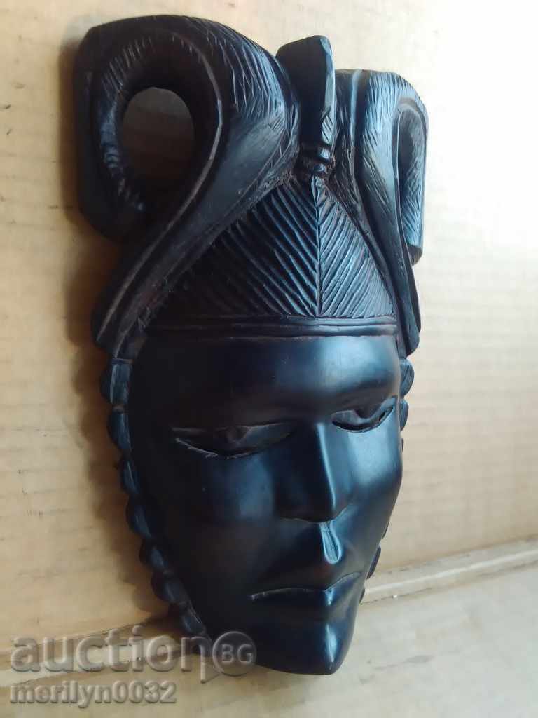 African mask of ebony figure, statuette, carving - 7 African mask of ebony figure, statuette, carving - 7