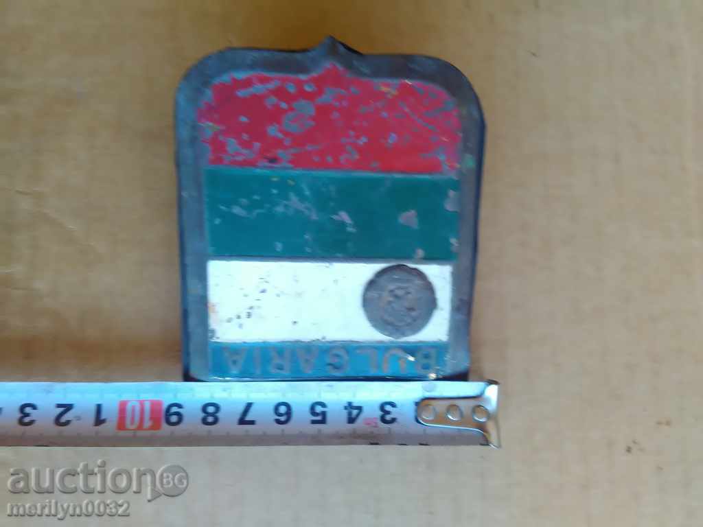 Delivery of Brass plate of government car, flag, coat of arms