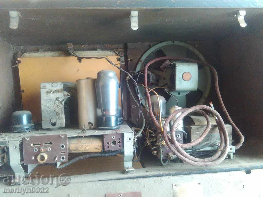 Old radio Nora, radio, lamp - 6