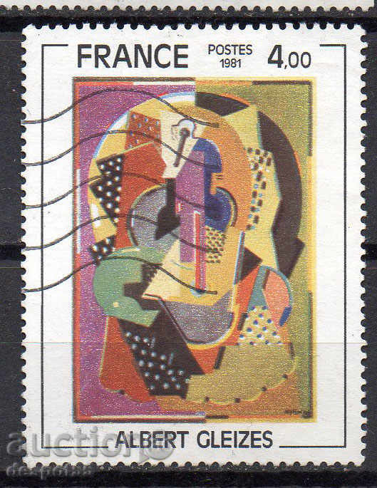 1981. Франция. Модерно изкуство - картина на Albert Gleizes.