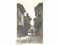 Old postcard - Nessebar, Old street