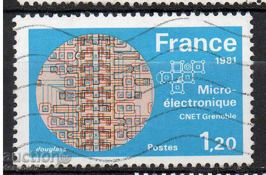 1981. Франция. Технологии. Микроелектроника.