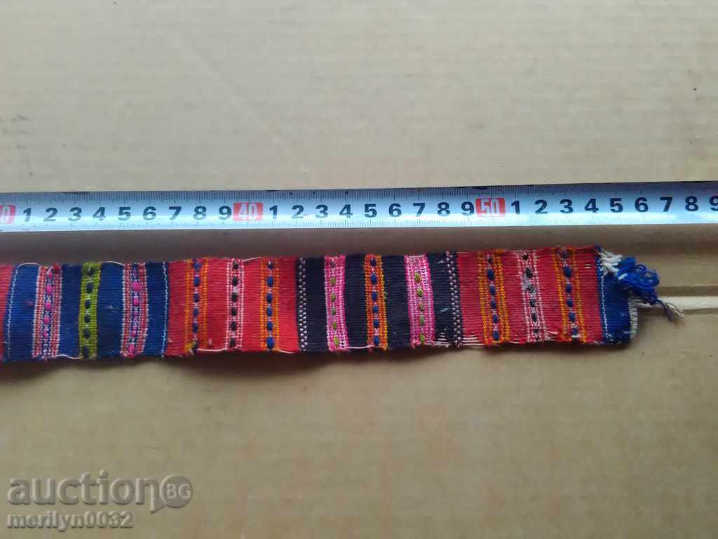 Auction An old hand-knotted belt for a girl belt belt costume Auction An old hand-knotted belt for a girl belt belt costume