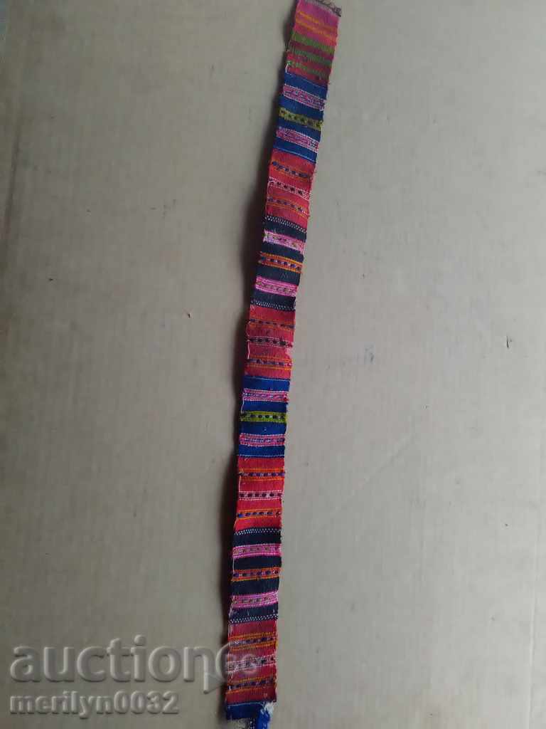 An old hand-knotted belt for a girl belt belt costume An old hand-knotted belt for a girl belt belt costume