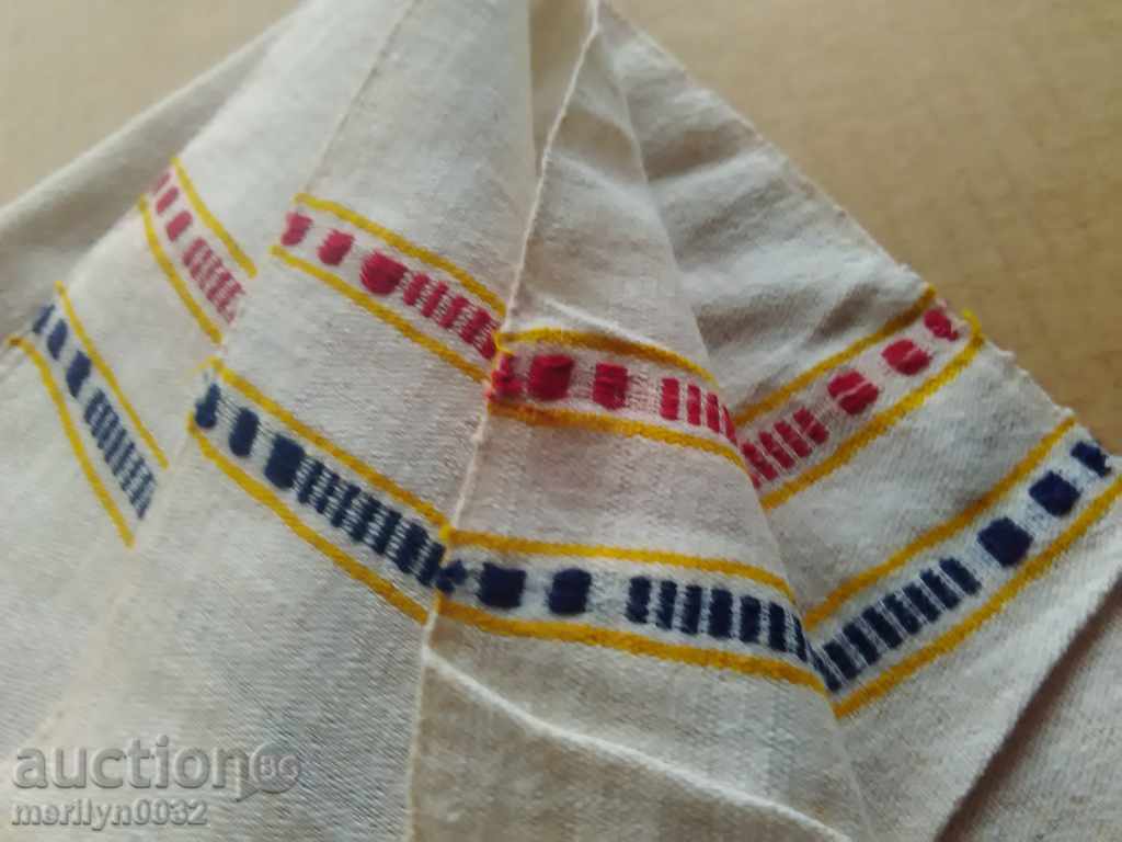 An old hand-woven cloth embroidery - 7