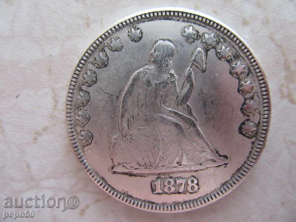 replica veche și frumoasă a dolarului american - 1878.