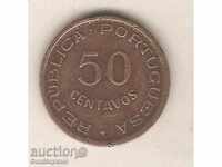 +Мозамбик  50  сентавос  1974 г.
