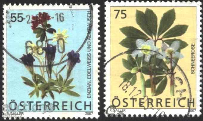 Stamped Flora Flowers 2007 from Austria