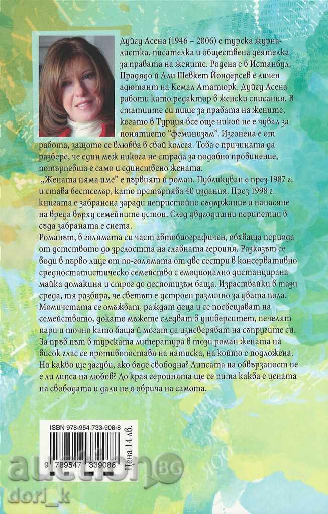 Жената няма име с цена 12.60 лв. | € 6.44 Жената няма име с цена 12.60 лв. | € 6.44