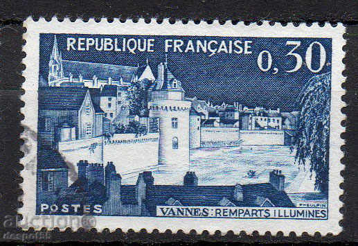 1962. Franța. Van, un oraș în Zap. Franța Breton.