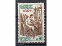 1964. France. Professional rehabilitation of paralyzed.