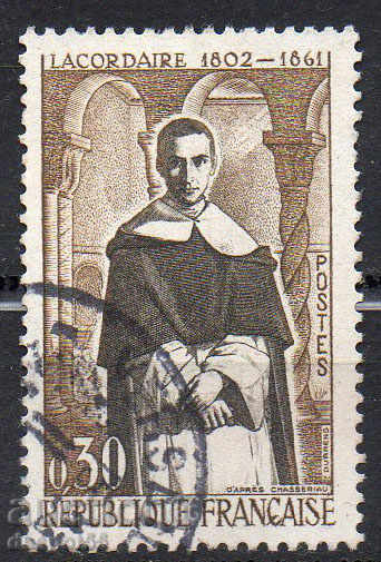 1961. France. Father Lakorder, a Catholic preacher.