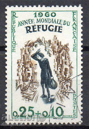 1960. Франция. Световна година на бежанците.
