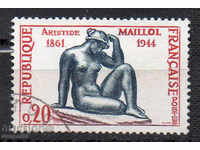 1961. Franța. Aristide Maylot, sculptor și gravor francez.