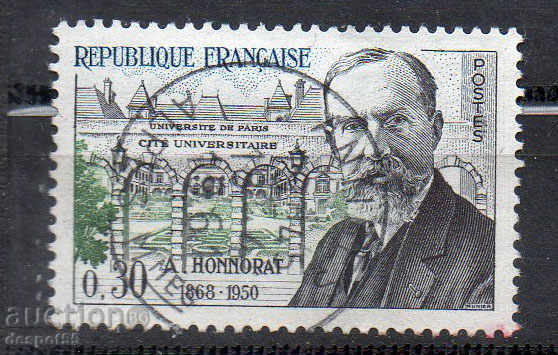 1960. France. 10 years since the death of A. Honnorat, fr. politician.