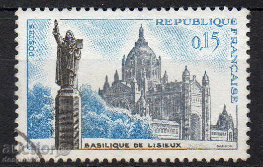 1960. Franța. Bazilica din Lisieux.