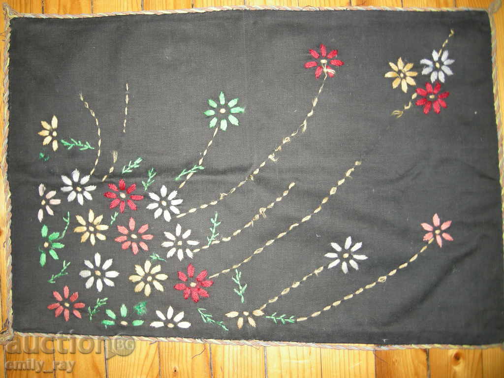 an old embroidered pillow case - 5 an old embroidered pillow case - 5