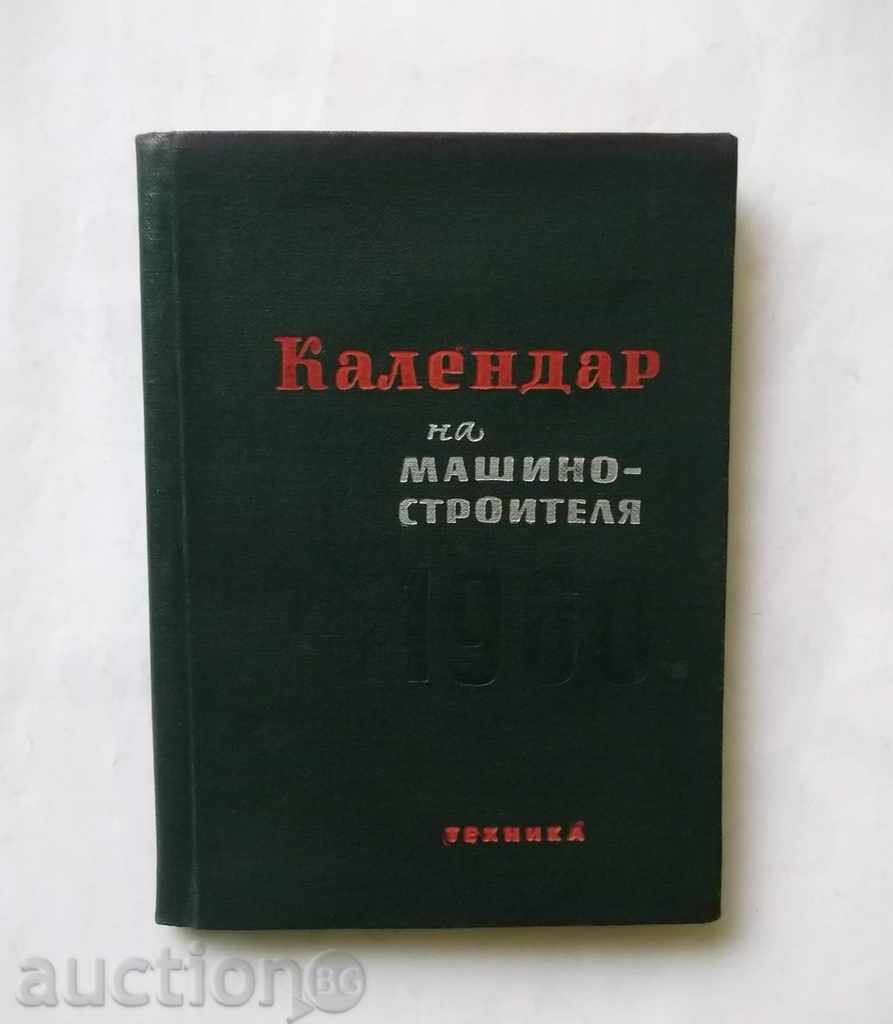 Machine Maker's Calendar - M. Zhivkov 1960