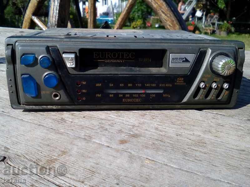 EUROTEC car radio with price 5.00 BGN | € 2.56